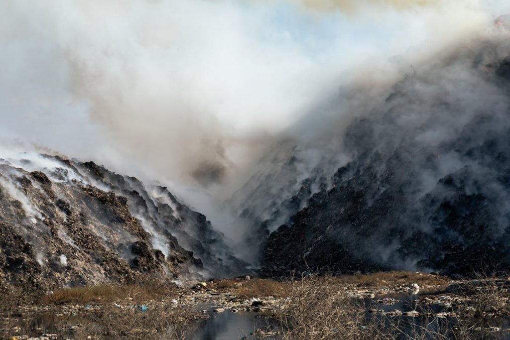 US landfills are major sources of methane emissions