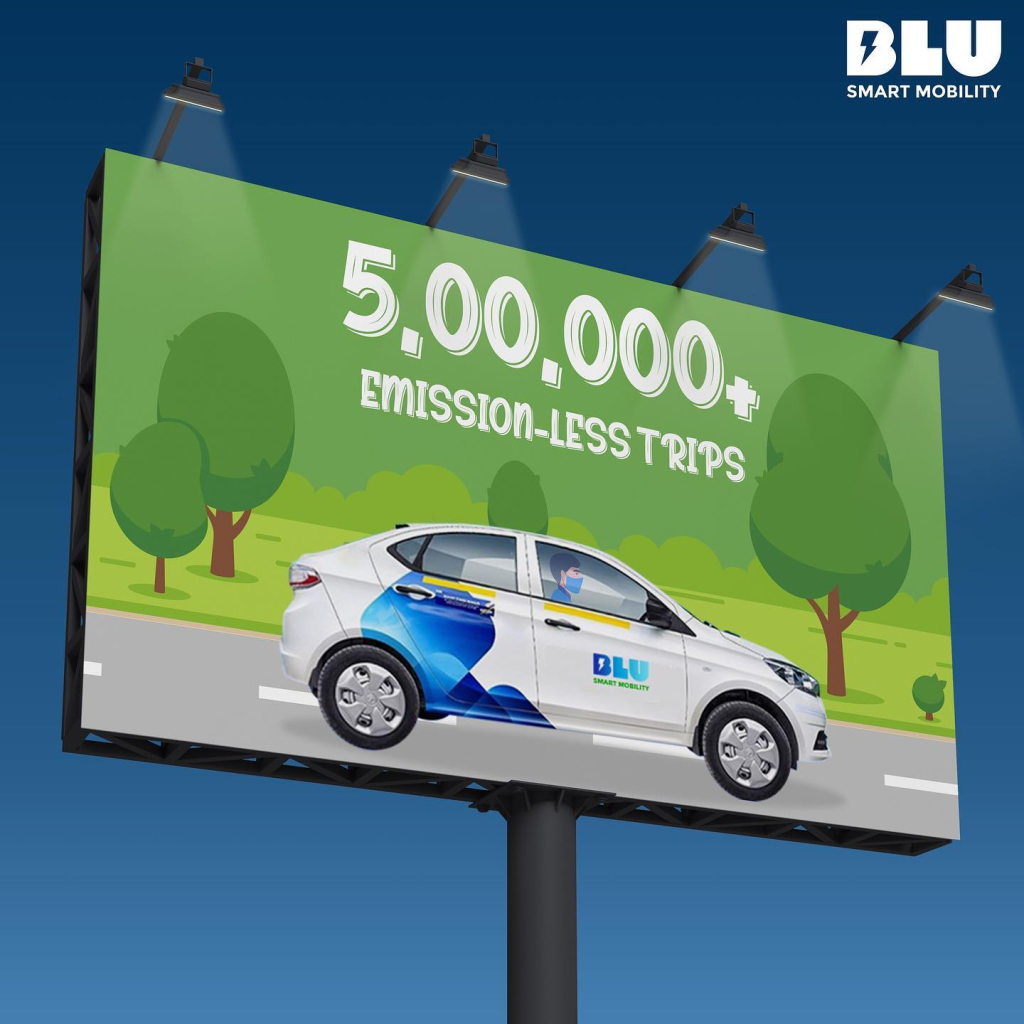 Sustainability and Environmental Impact of BluSmart’s E-Taxi Services