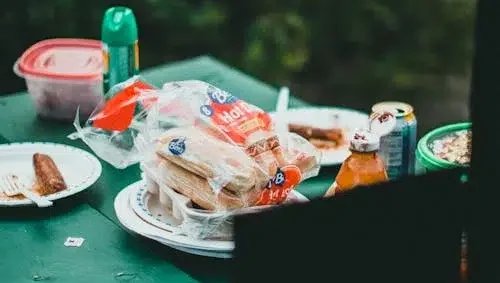 Use of Silver Foil and Plastic Packaging for Food