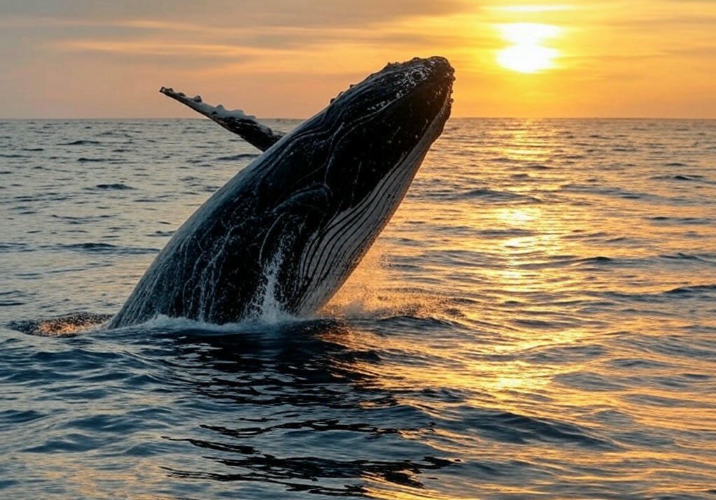 Whale Songs and Human Language