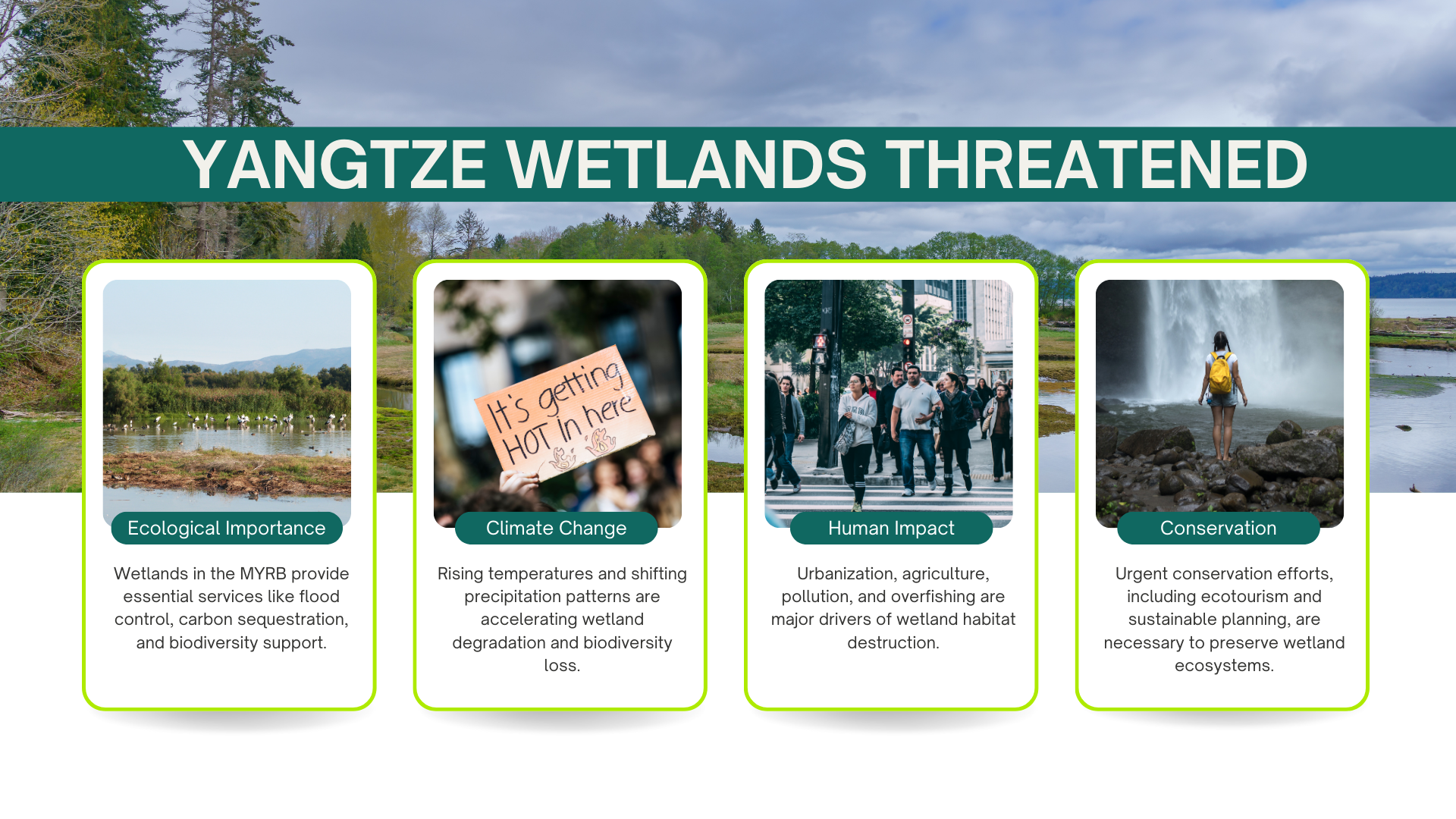 Yangtze Wetlands are Under Threat from Climate Change