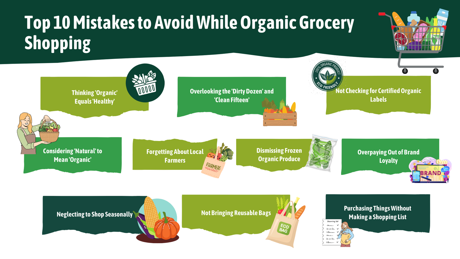 organic grocery shopping