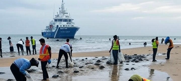 Indian Coast Guard Champions Ocean Cleanup