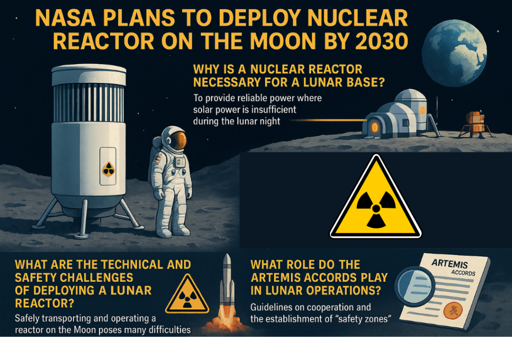 NASA Plans To Deploy Nuclear Reactor On The Moon By 2030, Say US Media ...