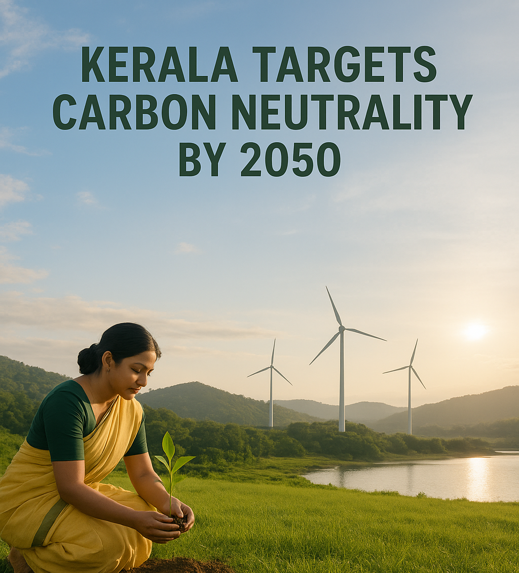 Kerala Targets Carbon Neutrality by 2050