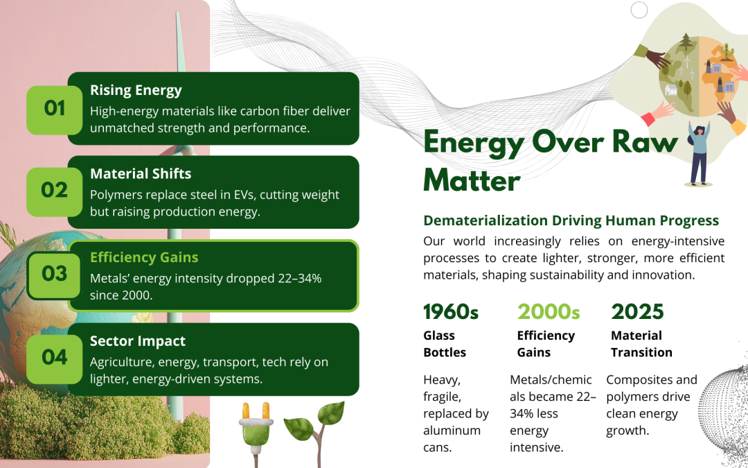 Our World Is Becoming More Energy And Less Matter