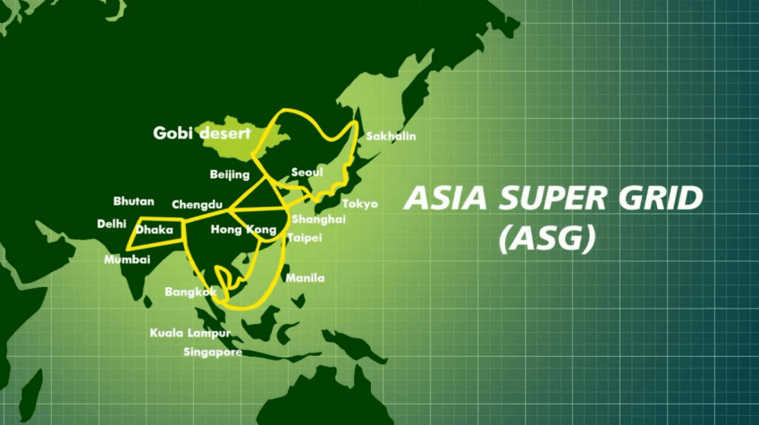 Asia super grid
