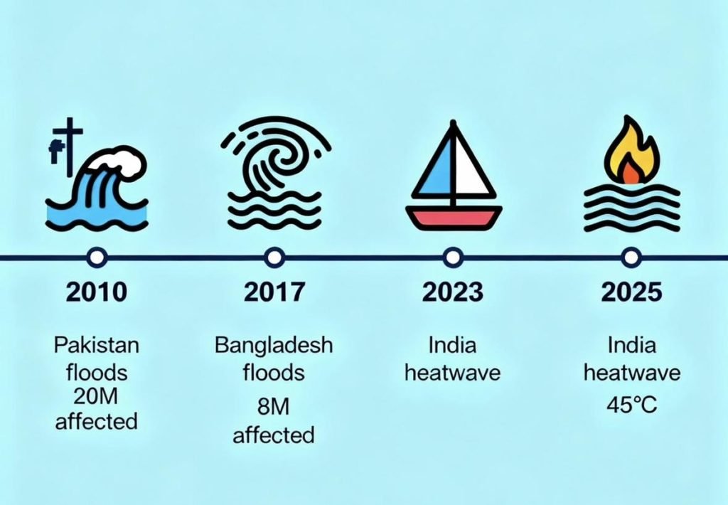 Poor People in South Asia Exposed to Climate Shocks