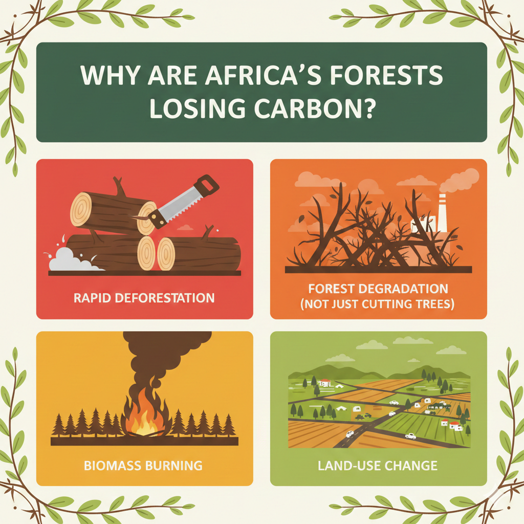 Africa’s Forests Shift From Carbon Sink to Net Carbon Source