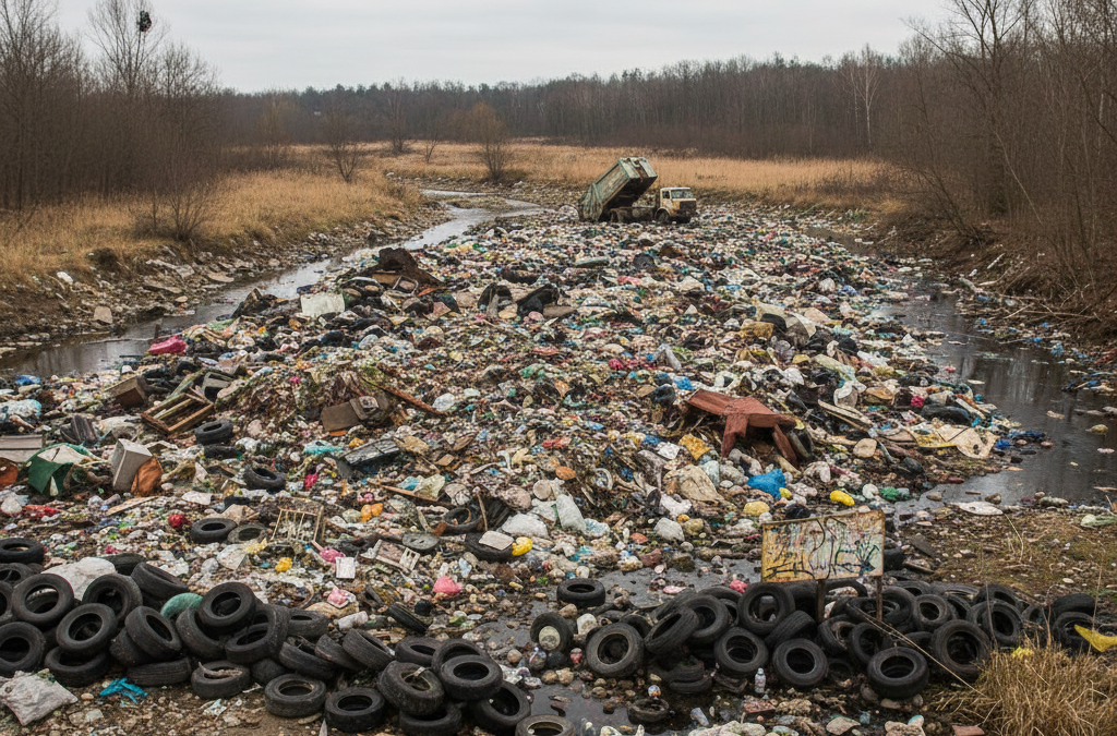 More Than 8000 Illegal Waste Sites Identified Across The UK, Report Shows