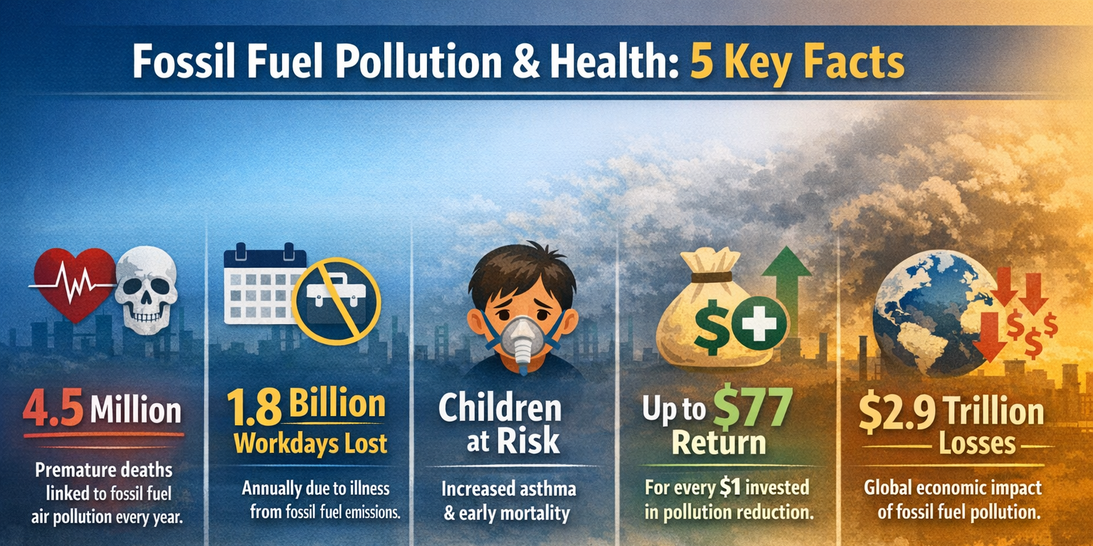 Health Impacts of Fossil Fuel Pollution