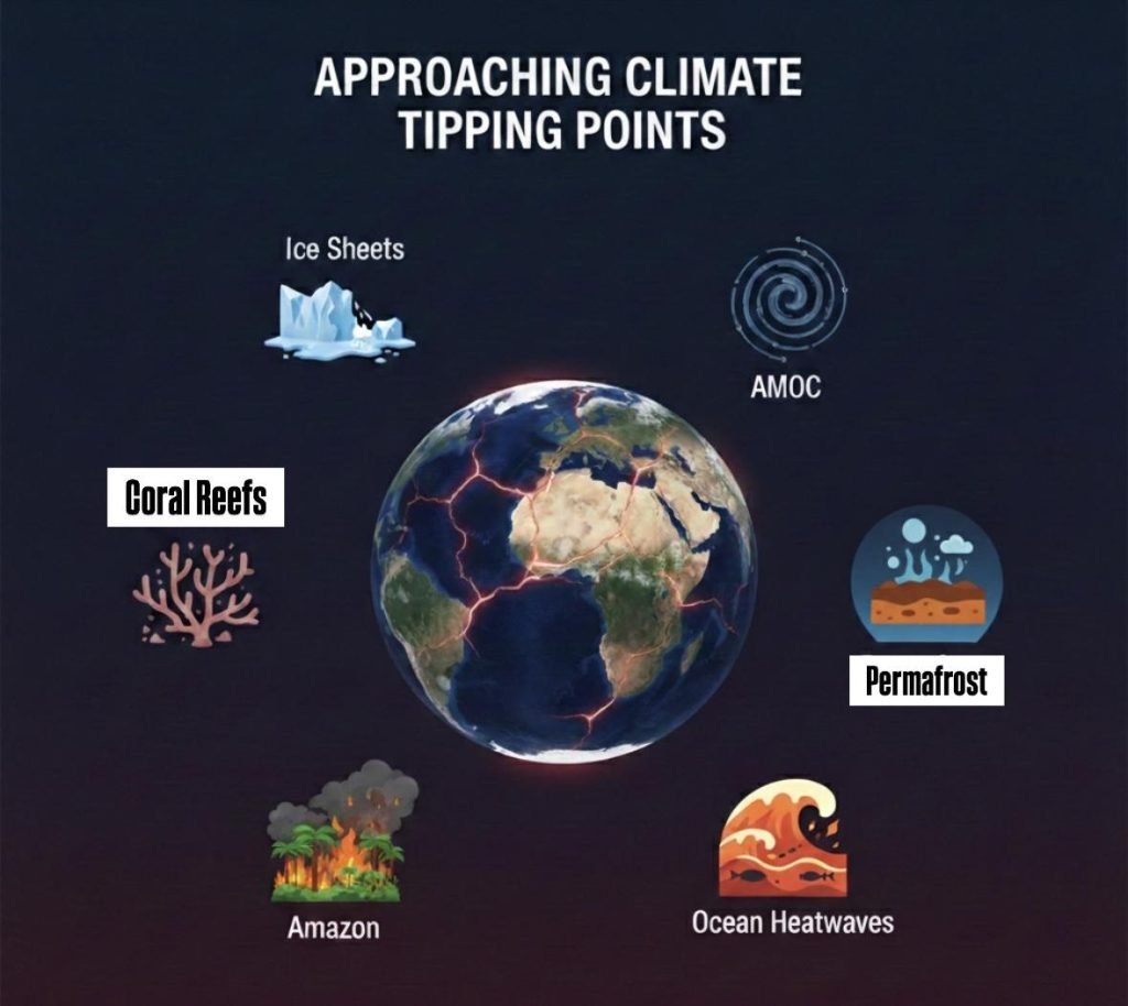 irreversible climate tipping points
