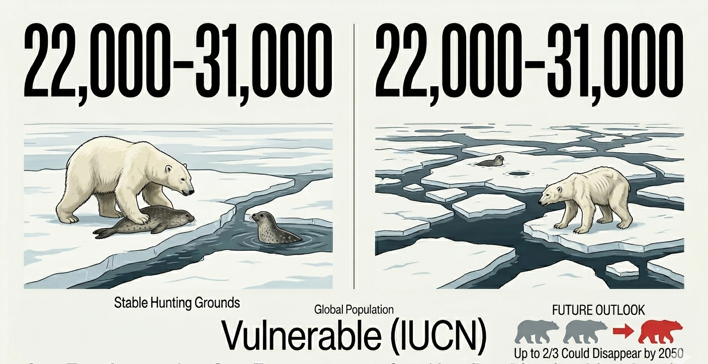 Polar Bears Face Growing Habitat Crisis