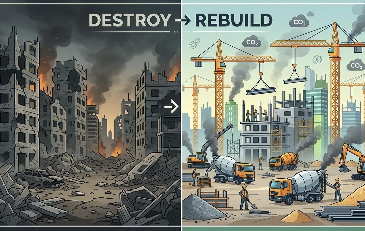 Carbon Cost of War