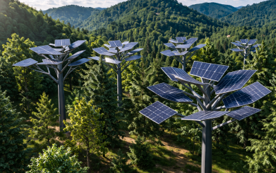 South Korea’s Solar Trees: Powering The Future Without Cutting Forests
