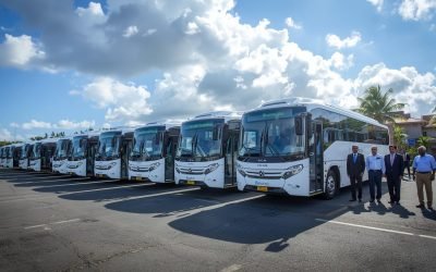 India Delivers 100 Electric Buses To Mauritius In Record Export Deal