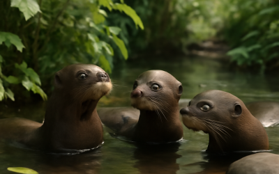 Chester Zoo Welcomes Three Rare Giant Otter Pups Amid Conservation Efforts