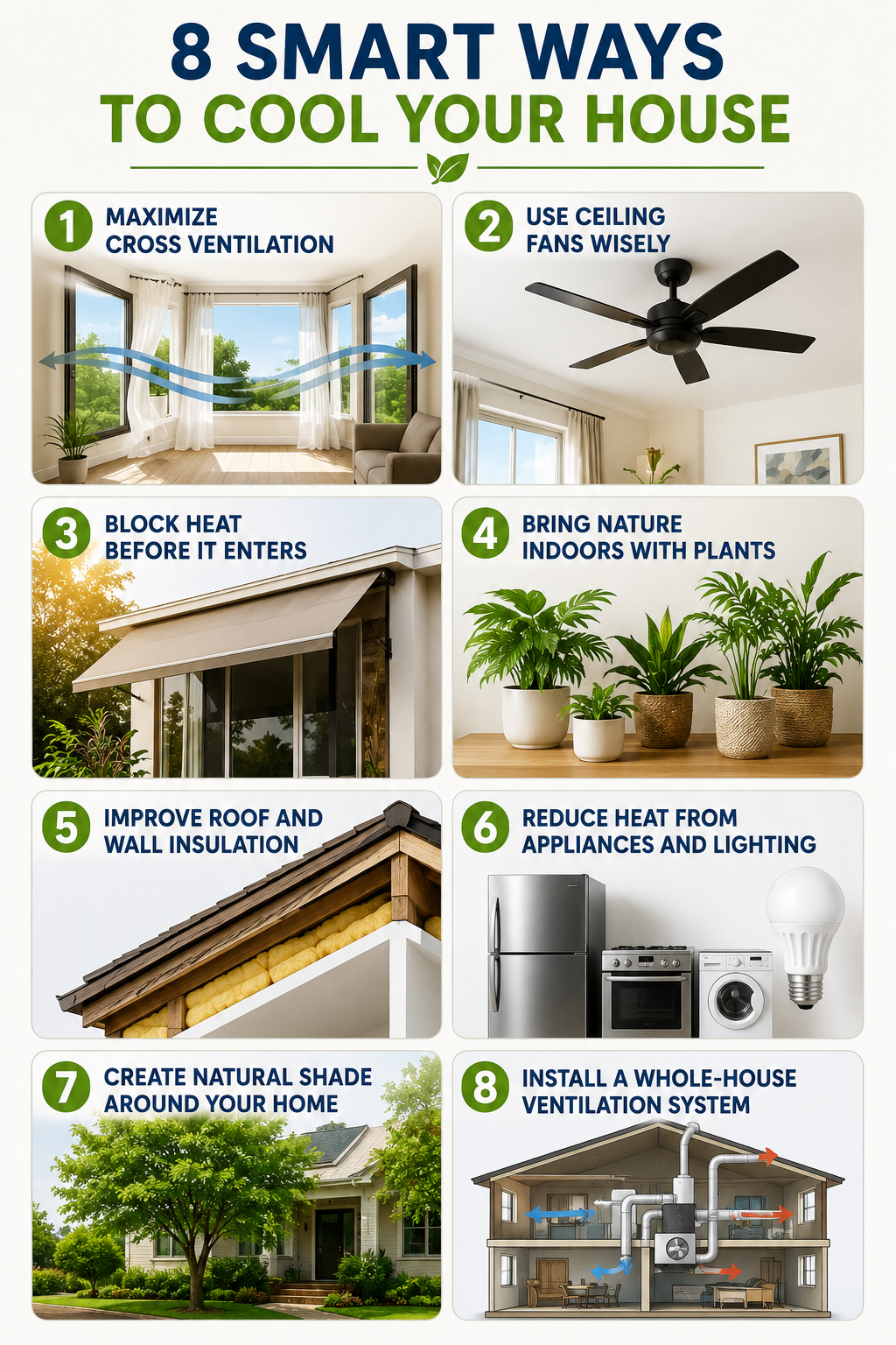 smart ways to cool your house