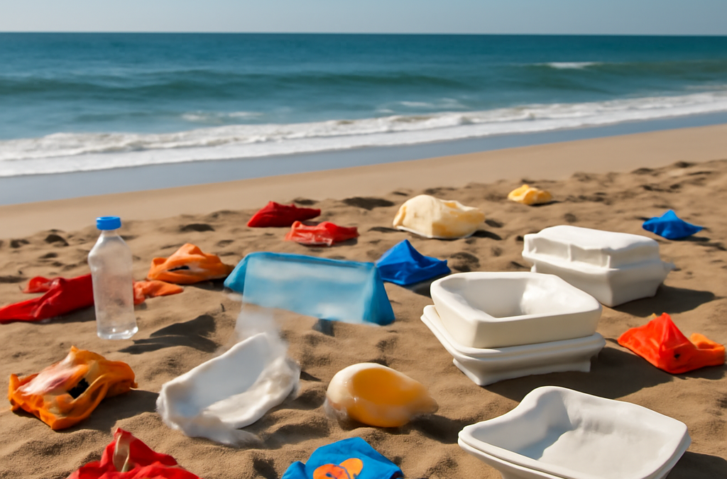Global Study Finds Food Packaging is Top Plastic Pollutant on Coastlines