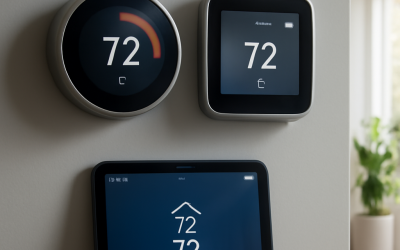 Comparison of Smart Thermostats for Energy Savings and Control