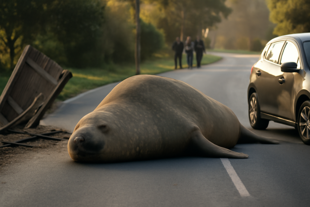 Tasmania Welcomes Local Celebrity Neil the Seal Amid Rising Traffic Chaos