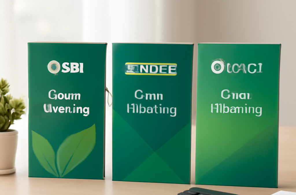 Comparison of Green Financing Solutions Offered by Indian Banks