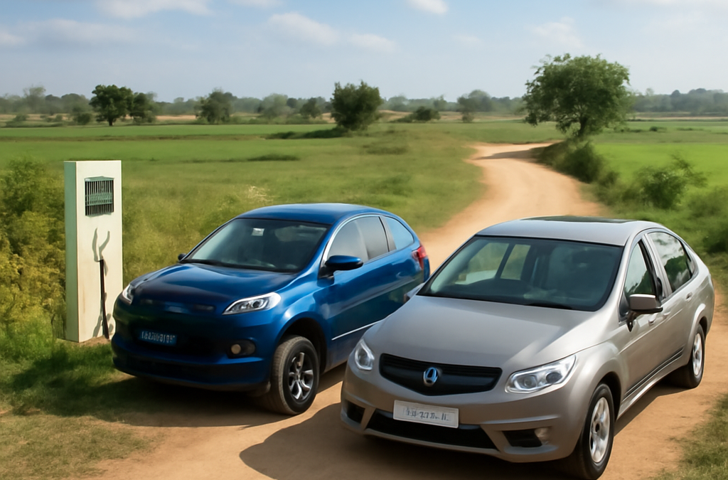 Comparison of Electric Vehicle Models Suitable for Rural Use in India