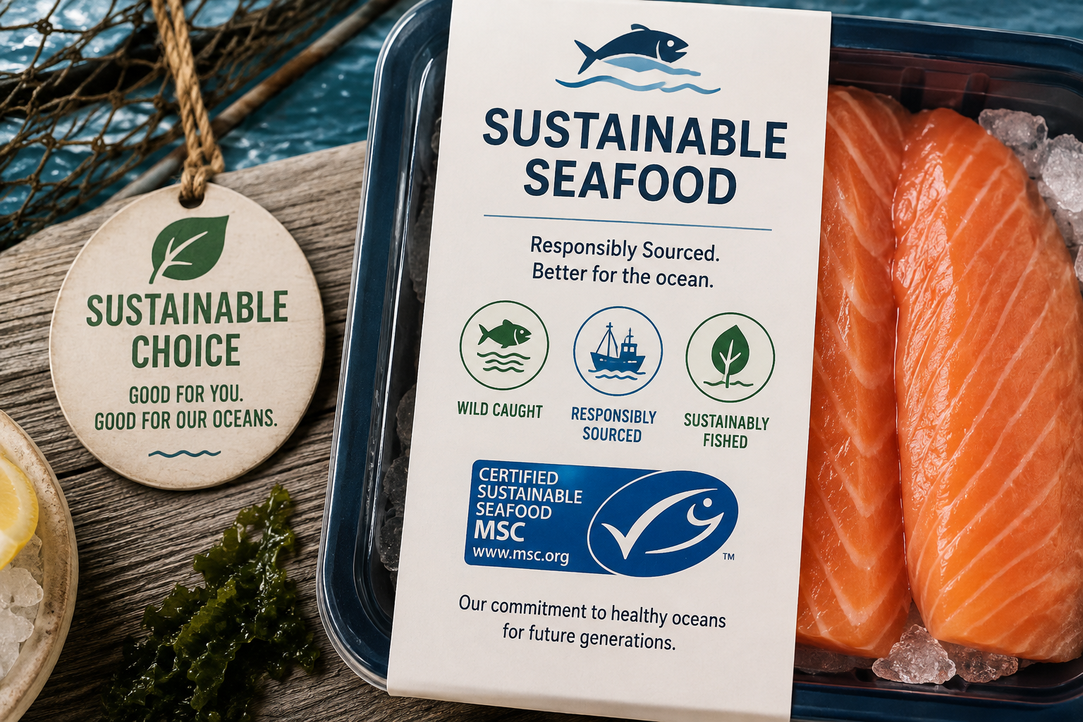 Consumers sue Amazon over seafood sustainability labels