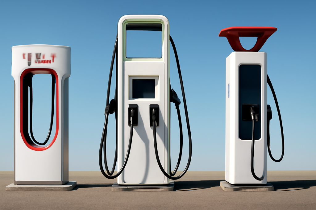 Comparison of Major EV Charging Networks: Tesla vs Electrify America vs Ionity